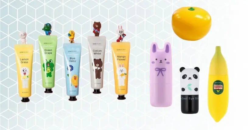 K-beauty products packaging